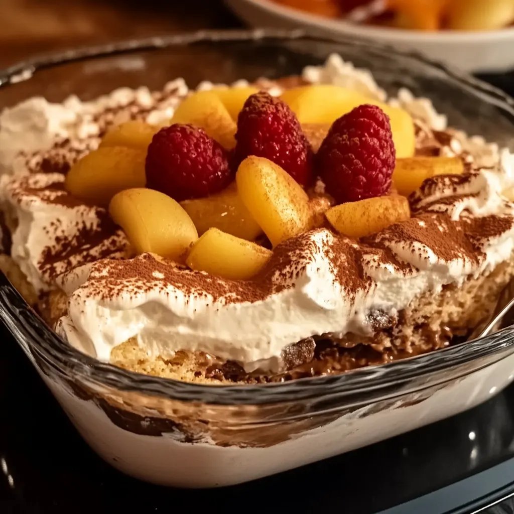 Bratapfel Spekulatius Tiramisu