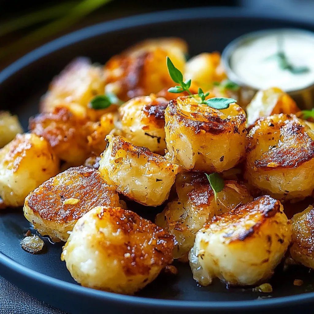 Knusprige Blumenkohl-Nuggets aus dem Ofen