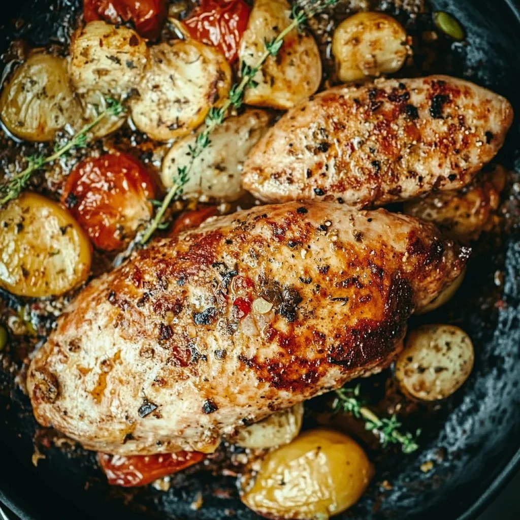Hähnchenbrustfilets aus dem Backofen