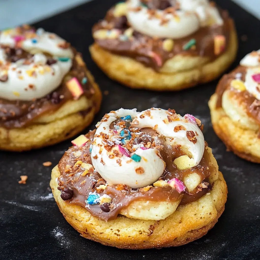 Weiße Schokolade Confetti-Plätzchen