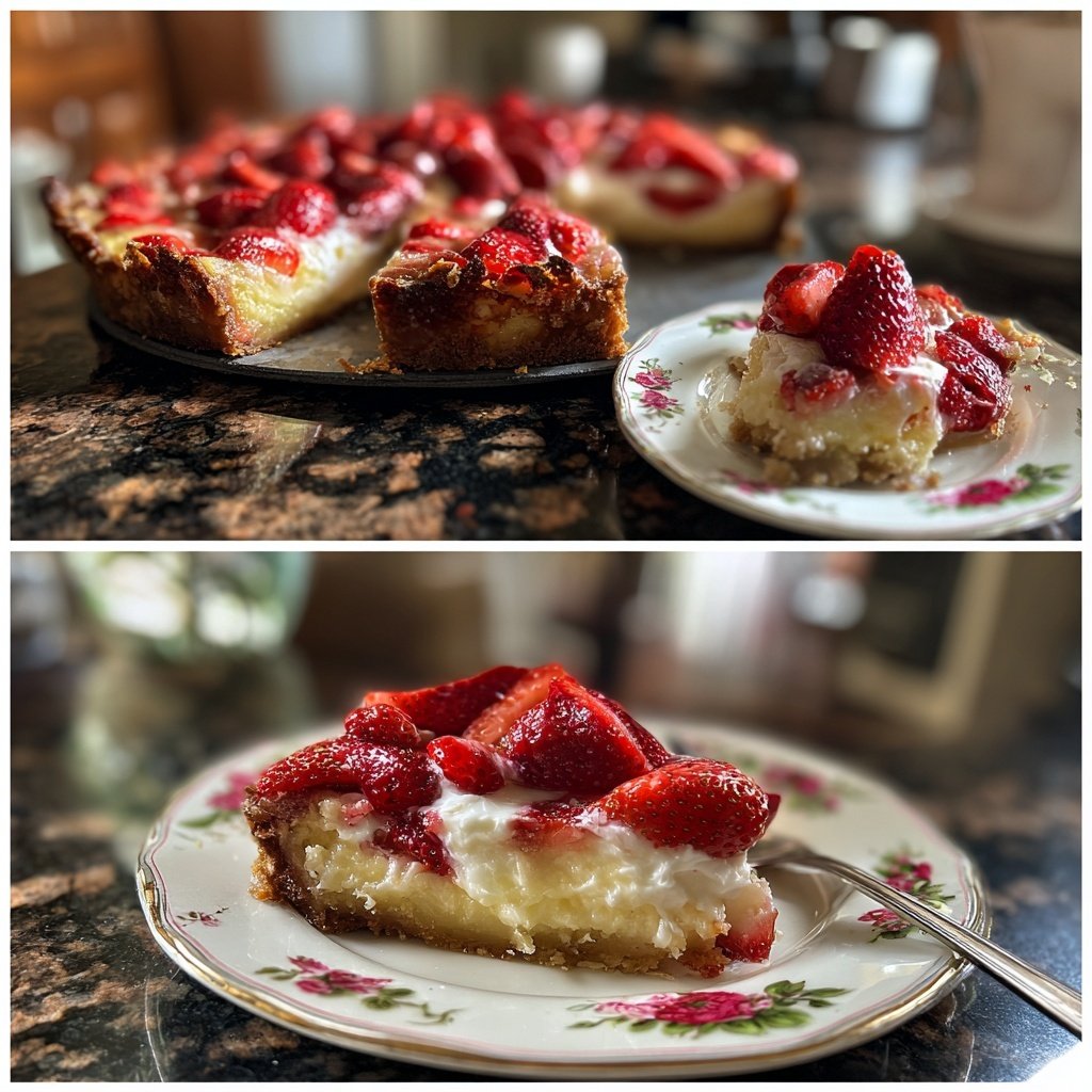 Erdbeerkuchen Mit Quarkcreme
