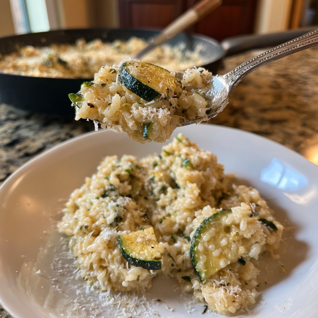 Risotto mit Zucchini