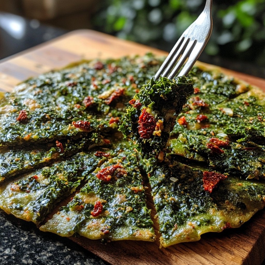 Schnelle Grünkohlpfanne mit getrockneten Tomaten