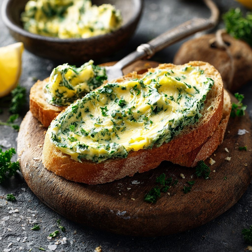 Kräuterbutter Mit Zitronen Abrieb