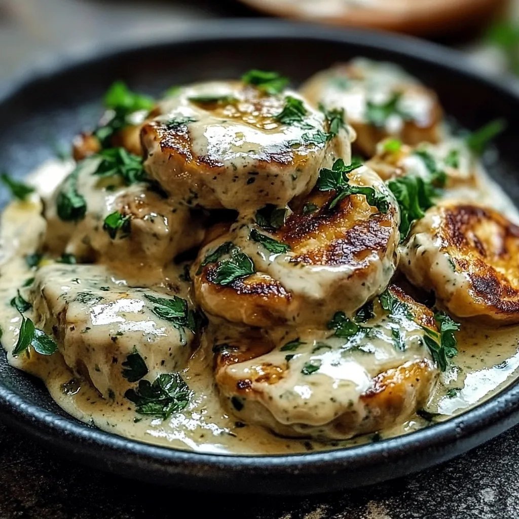 Rosenkohl in Frischkäse Senfsauce