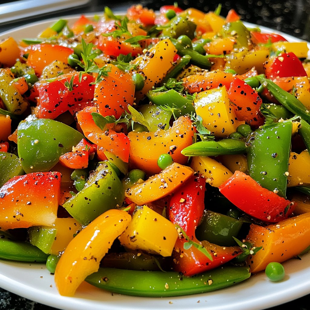 Gemüsepfanne mit Zitronengras