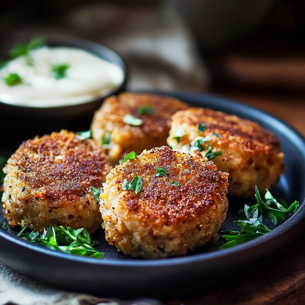 Vegetarische Blumenkohl-Frikadellen