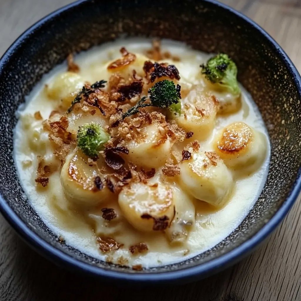 Cremiger Rosenkohl-Kartoffel-Auflauf