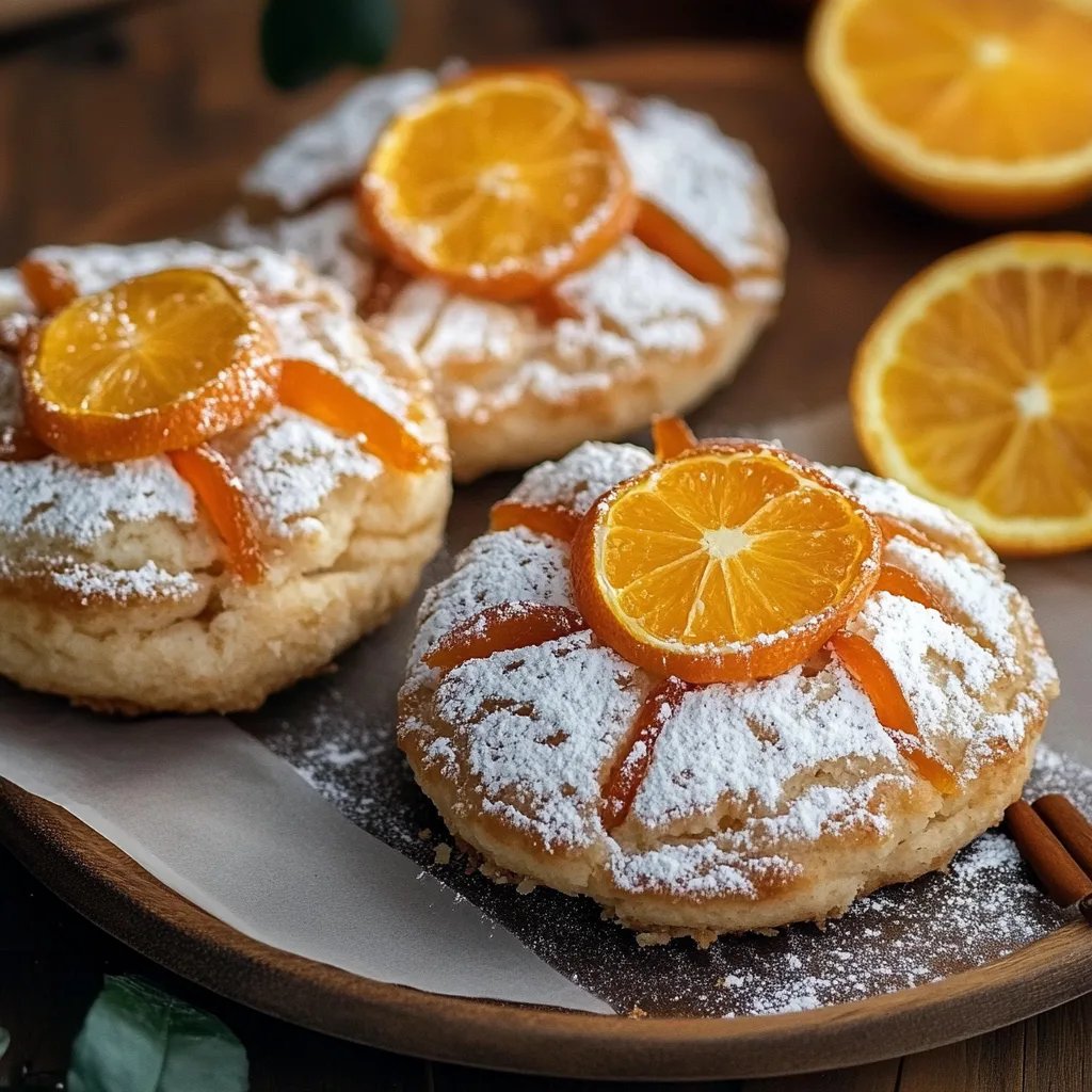 Orangen-Knusperkekse