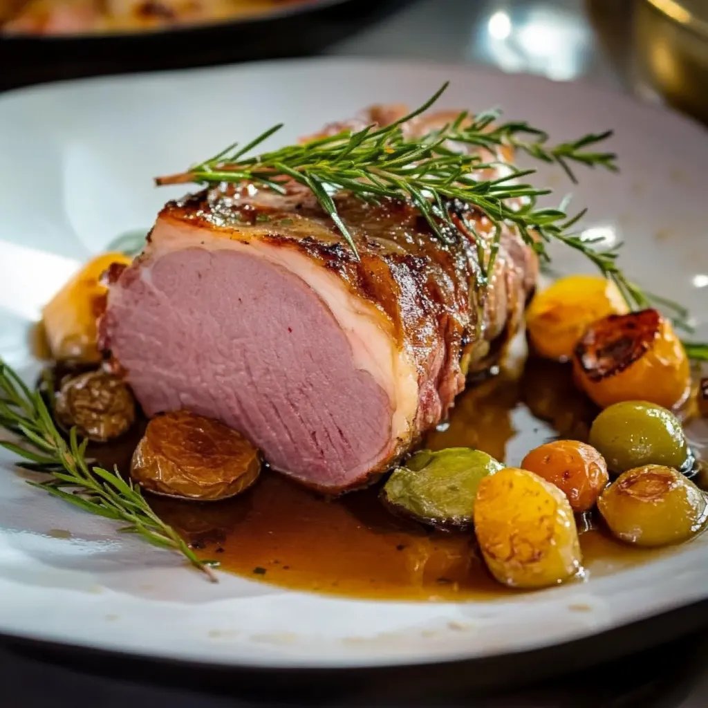 Weihnachtlicher Rinderbraten