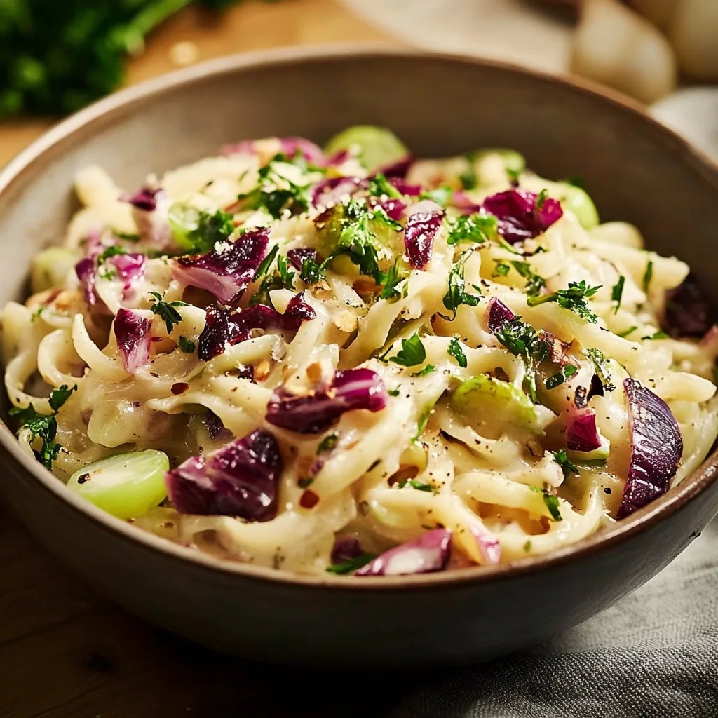 Spätzle mit Rosenkohl