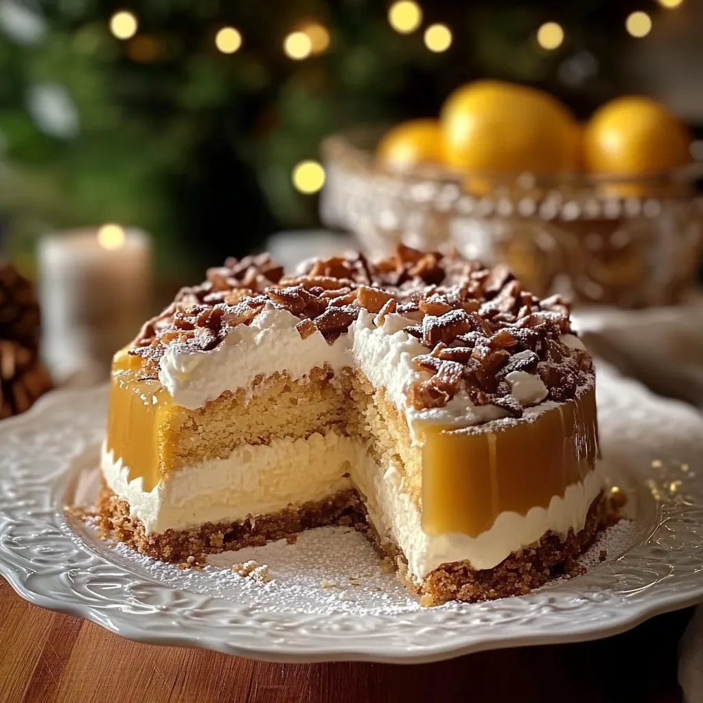 Weihnachtskuchen mit Pudding