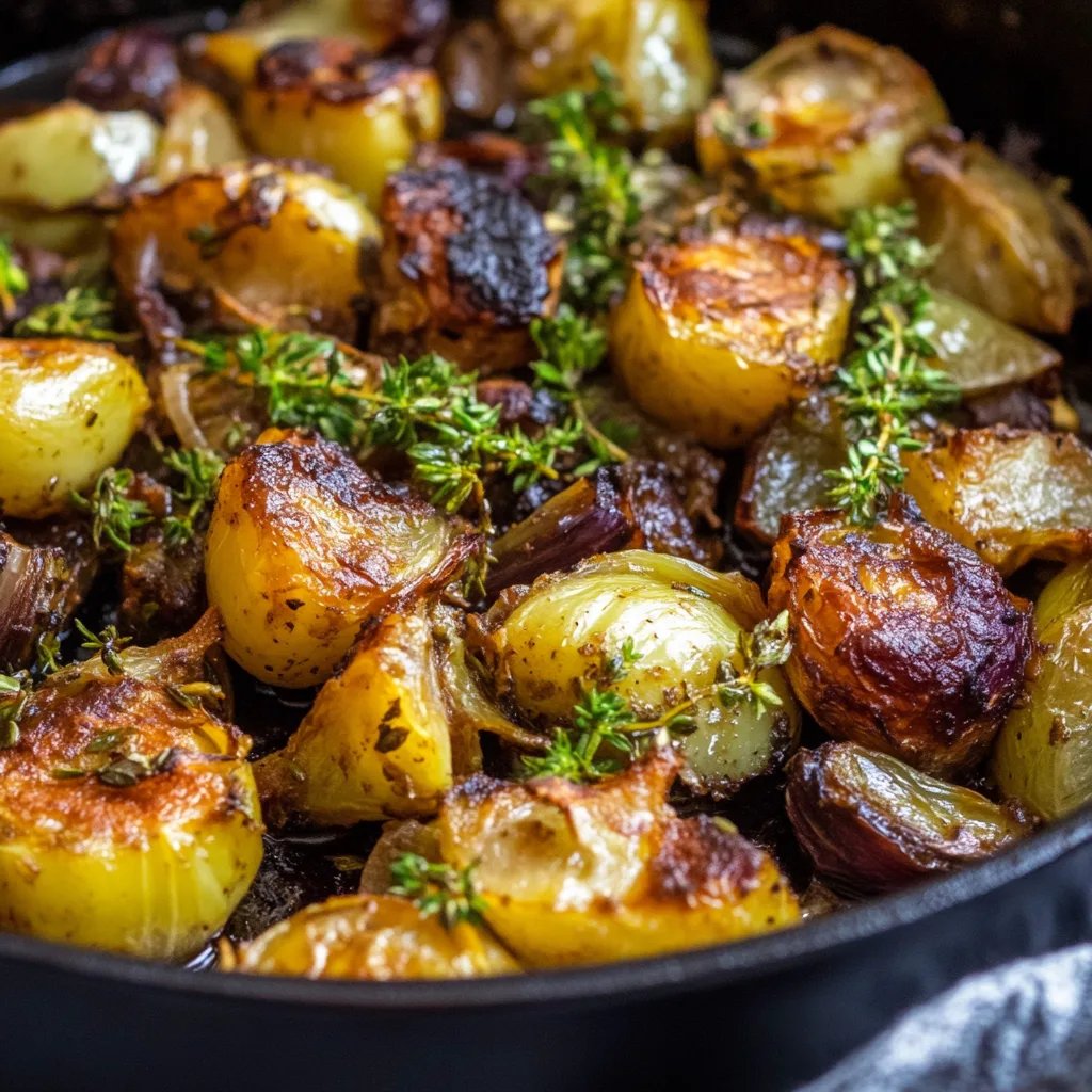 Gerösteter Rosenkohl aus dem Ofen